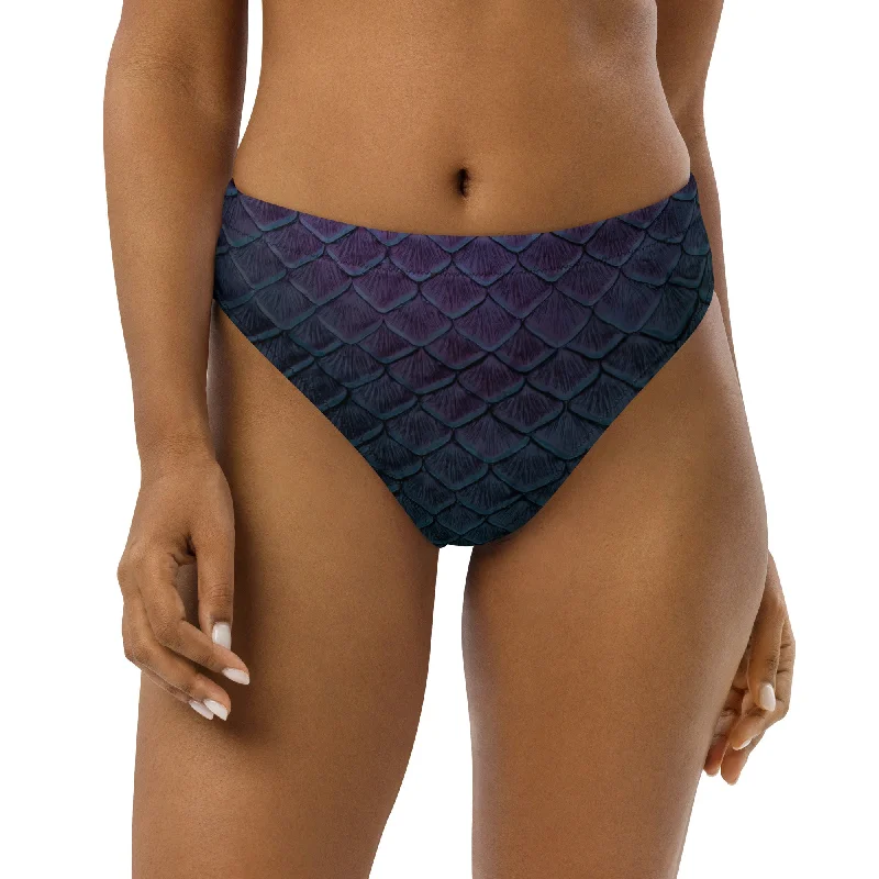 Nightshade Recycled High-Waisted Bikini Bottom