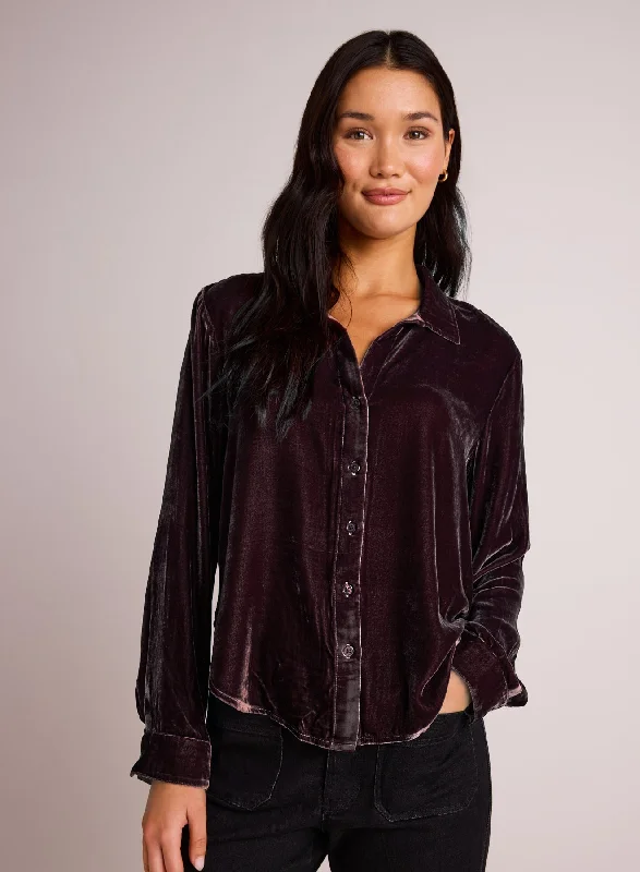 Long Sleeve Clean Shirt - Aubergine