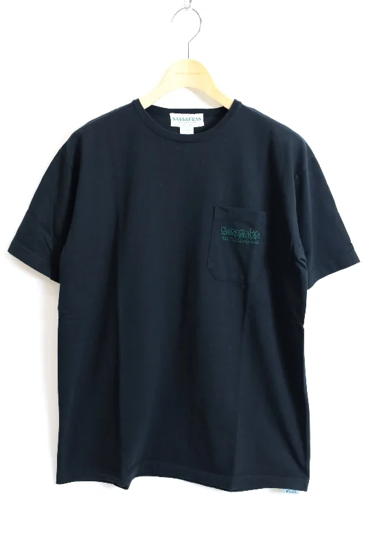 SASSAFRAS / CCP T Tag EMB 1/2-Black