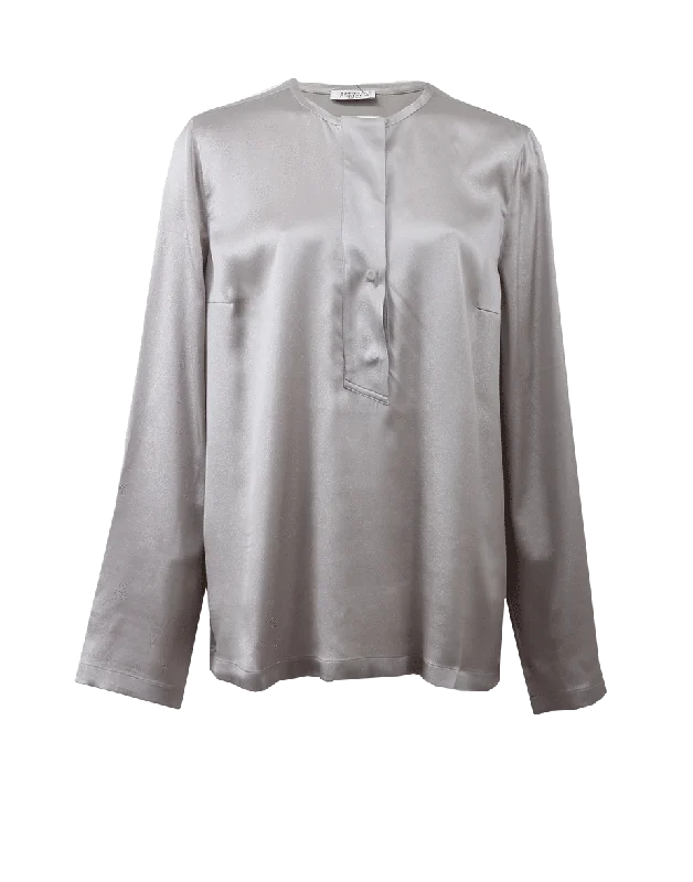 Silk Lurex Henley