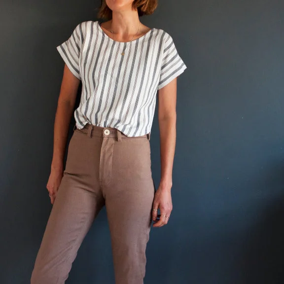 French Navy Bowery Top