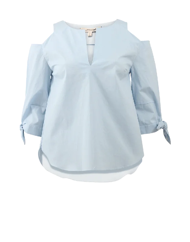 Hybrid Flora Tie Blouse