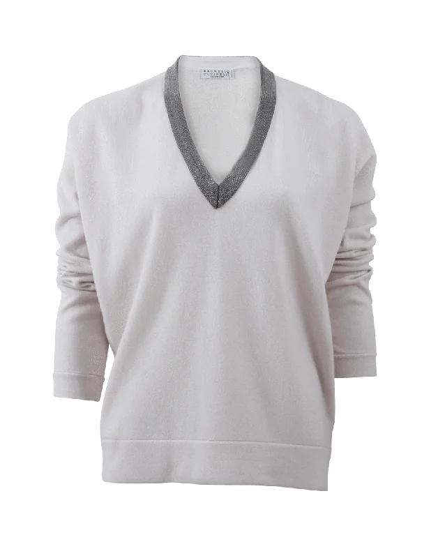 Monili V-Neck Pullover