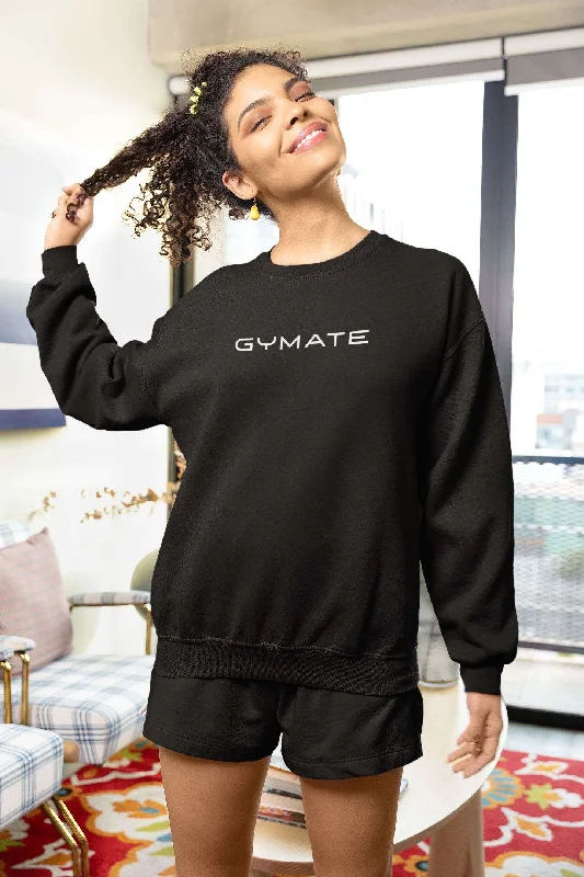 Designer Womens Sweatshirts Original Gymate Logo [large]