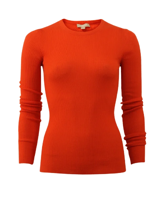 Ribbed Crewneck Top