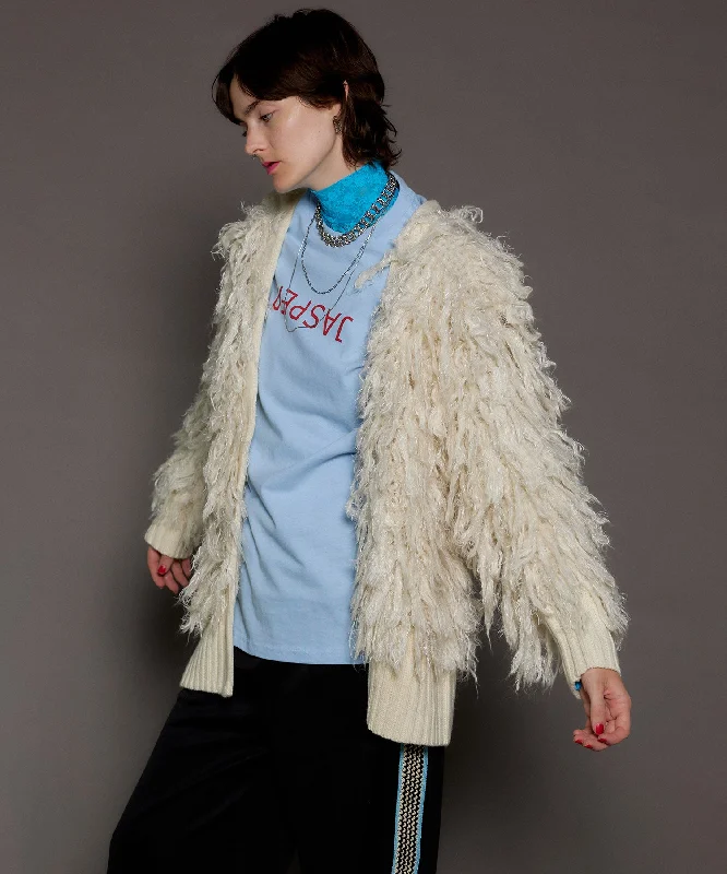 [Sale] Shaggy Fringe Hand Cardigan