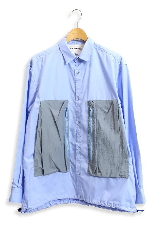 White Mountaineering / Shirt With Large Pockets-Blue