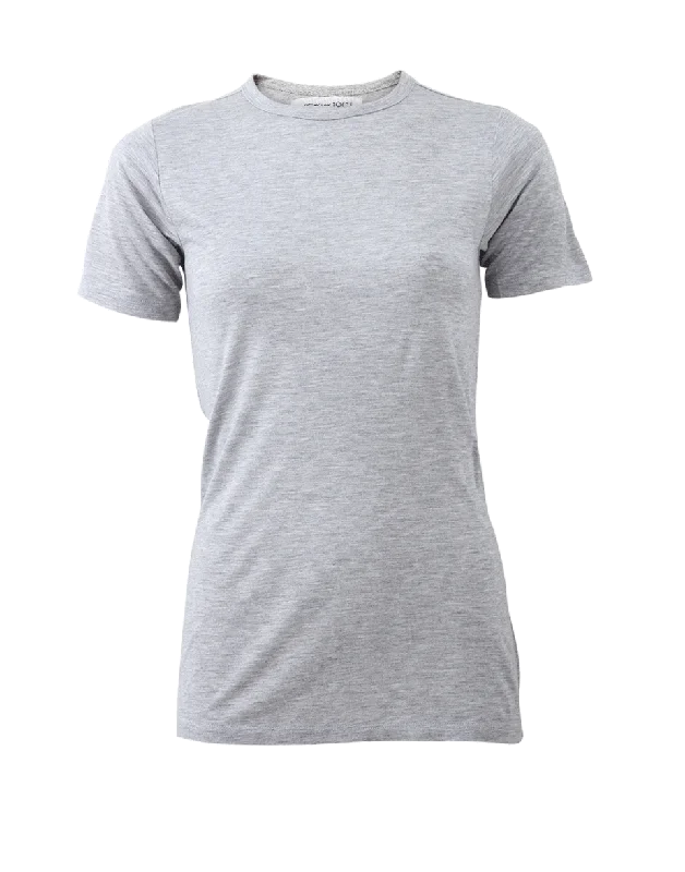 Ruched Back Crewneck Tee