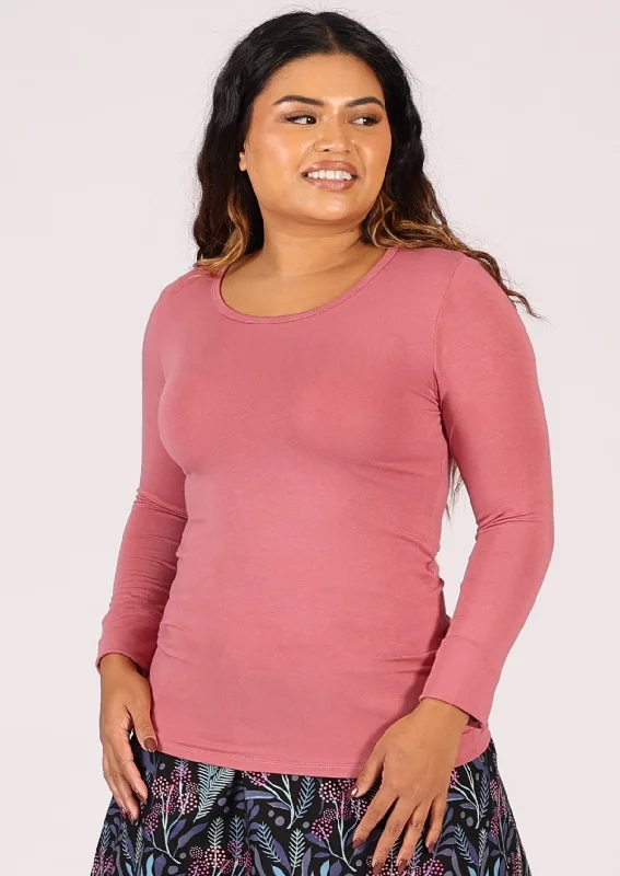 Round Neck Top Pink