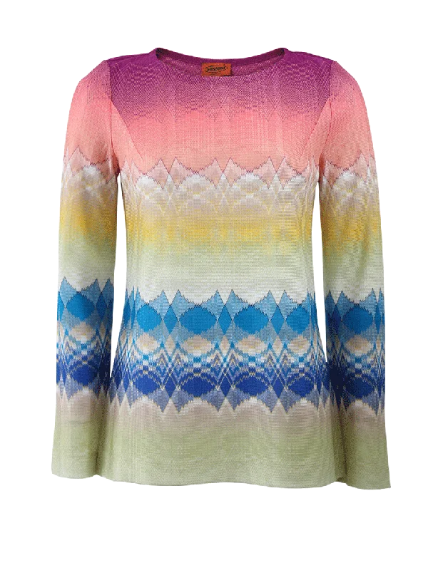 Abstract Long Sleeve Shirt