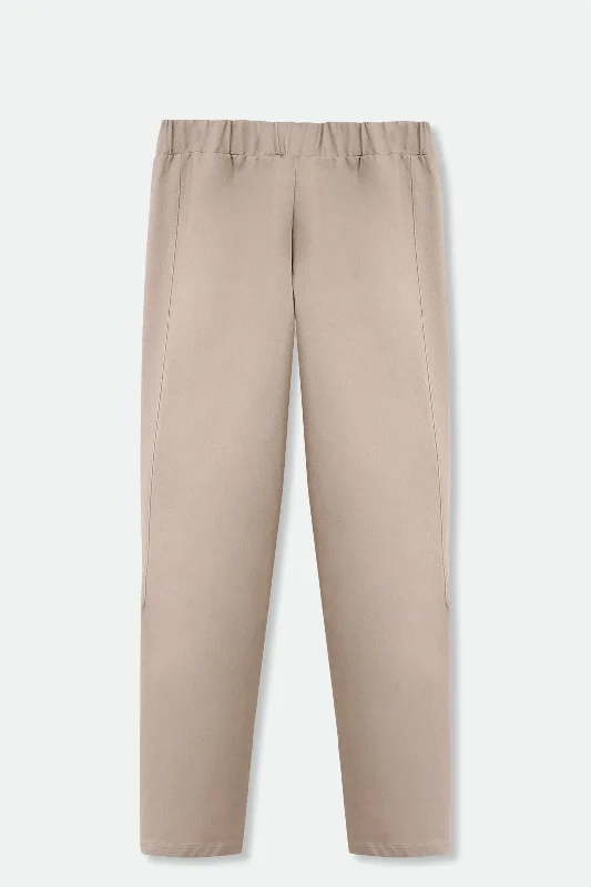 PERRYN PANT IN TECHNICAL COTTON STRETCH IN PINK BEIGE