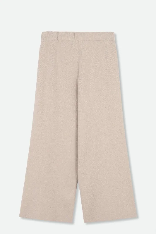 PAYTON WIDE LEG CROP PANT IN KNIT PIMA COTTON LIMITED EDITION COLORS