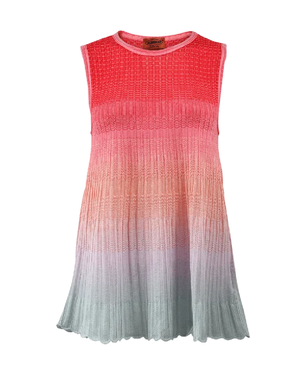 Pleated Ombre Swing Tank