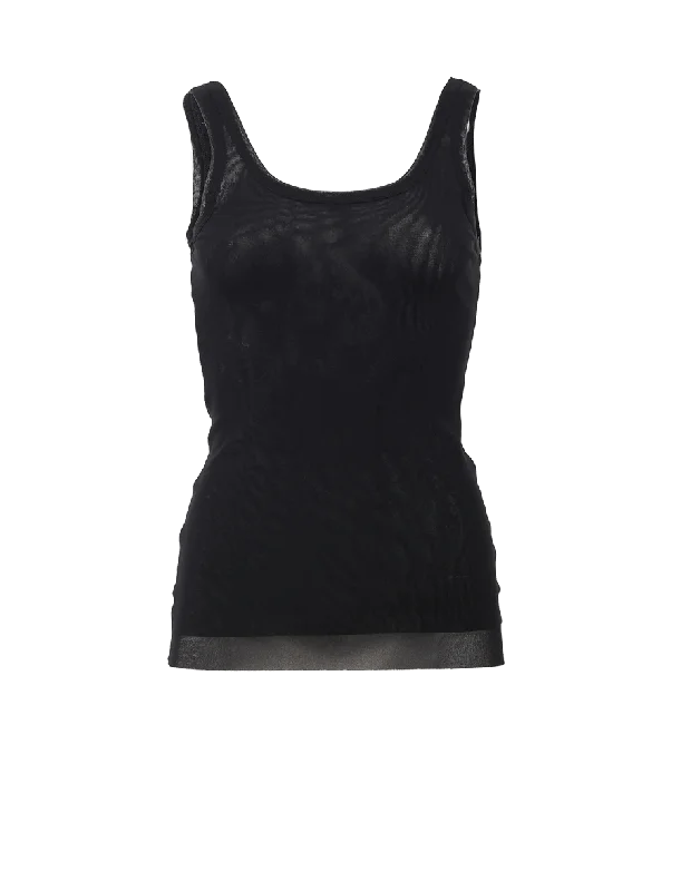 Scoopneck Jersey Tank