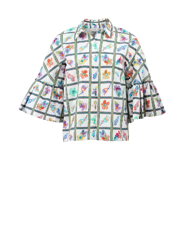 Giornalista Flower Print Blouse