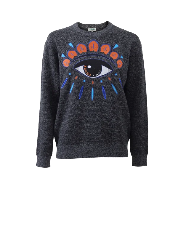 Eye Embroidered Sweatshirt