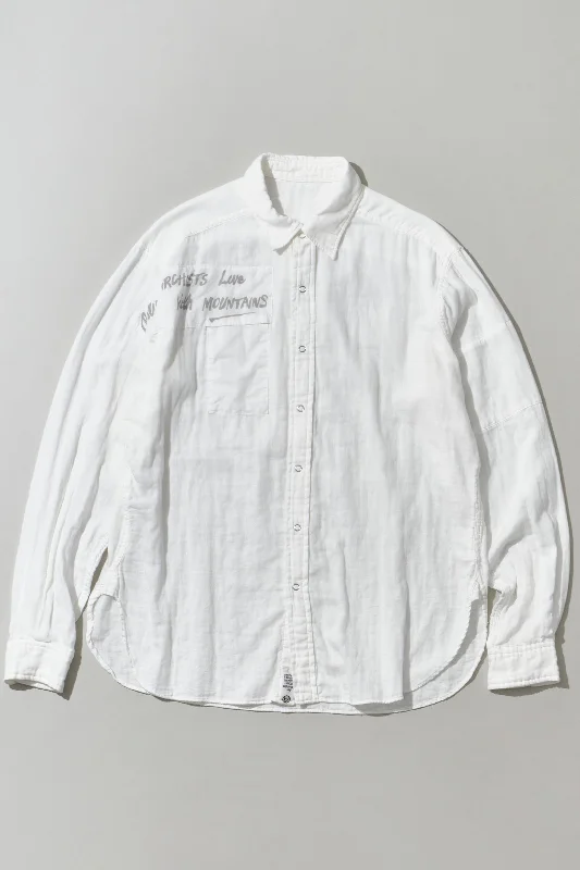 Mountain Research / AM Shirt-White