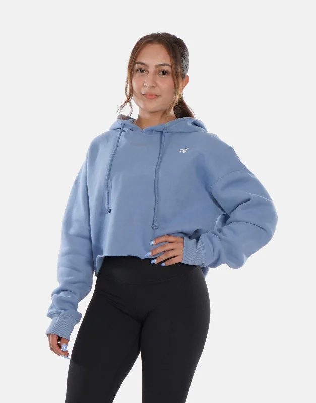 DW Cozy Fleece Cropped Hoodie