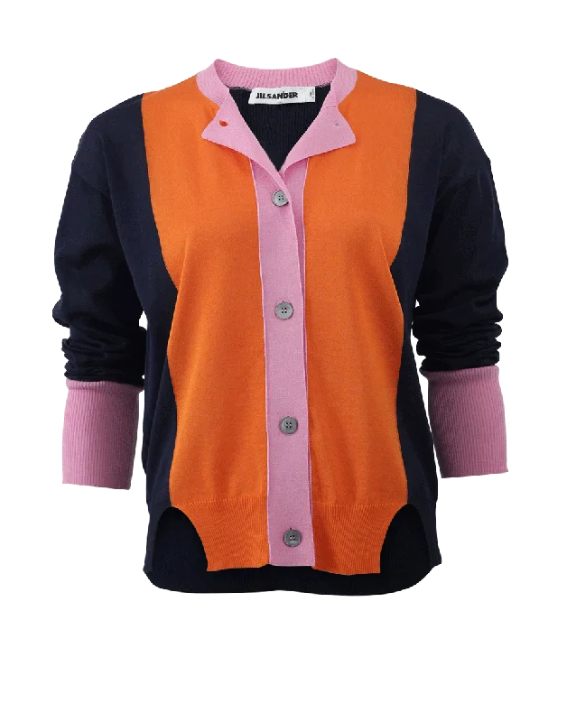 Color Block Cardigan