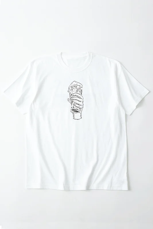 White Mountaineering / "BEER" T-Shirt-White